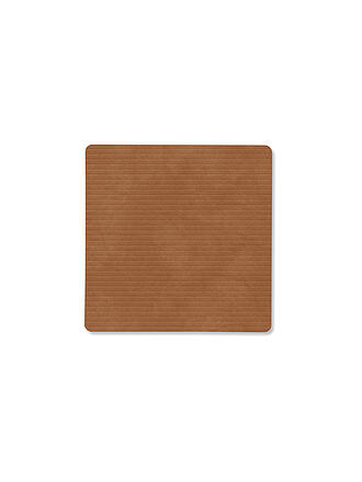 LIND DNA |  Glasuntersetzer 10x10cm CORDUROY ECKIG Nature