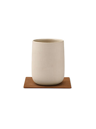 LIND DNA |  Glasuntersetzer 10x10cm CORDUROY ECKIG Nature