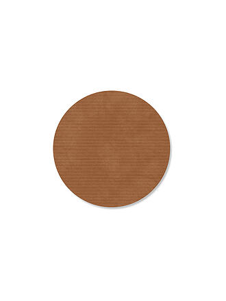 LIND DNA |  Glasuntersetzer 10cm CORDUROY RUND Nature
