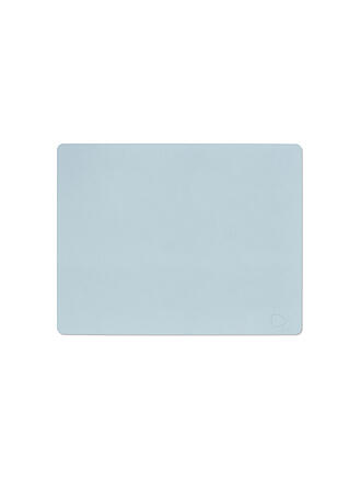 LIND DNA | Leder-Platzset NUPO eckig 35x45cm Soft Sky