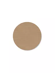 LIND DNA |  Glasuntersetzer 10cm CORDUROY RUND Light Grey | camel