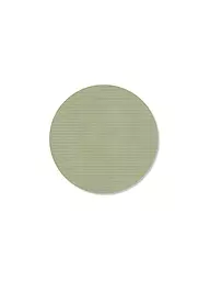 LIND DNA |  Glasuntersetzer 10cm CORDUROY RUND Light Grey | olive