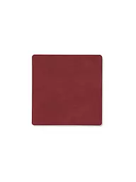 LIND DNA | Glasuntersetzer 10x10cm SQAURE  Red | rot
