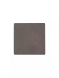 LIND DNA | Glasuntersetzer 10x10cm SQAURE  Red | braun