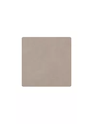 LIND DNA | Glasuntersetzer 10x10cm SQAURE  Red | hellgrau