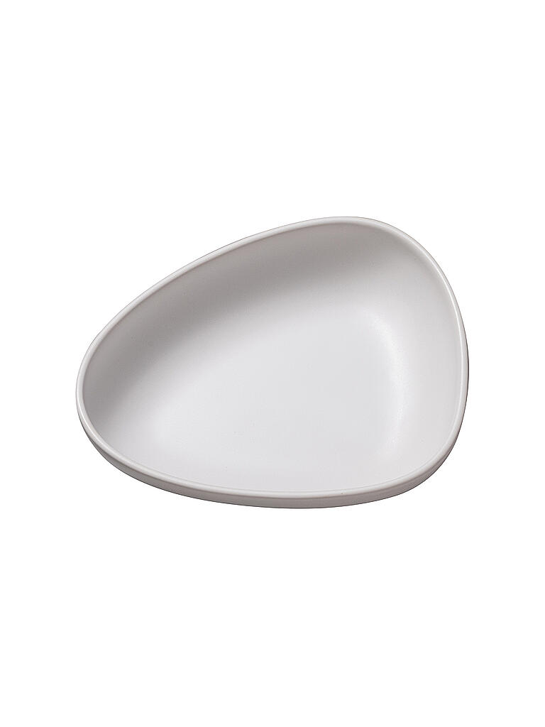 LIND DNA | Teller tief Curve 22x19x5cm Offwhite | creme