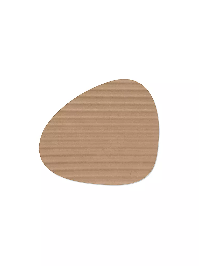 LIND DNA | Tischset 37x44cm CORDUROY OVAL Nougat | camel