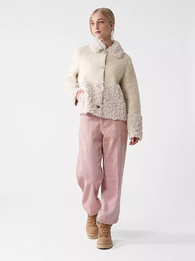 LIU JO | Jacke in Felloptik GIUBOTTO | weiss