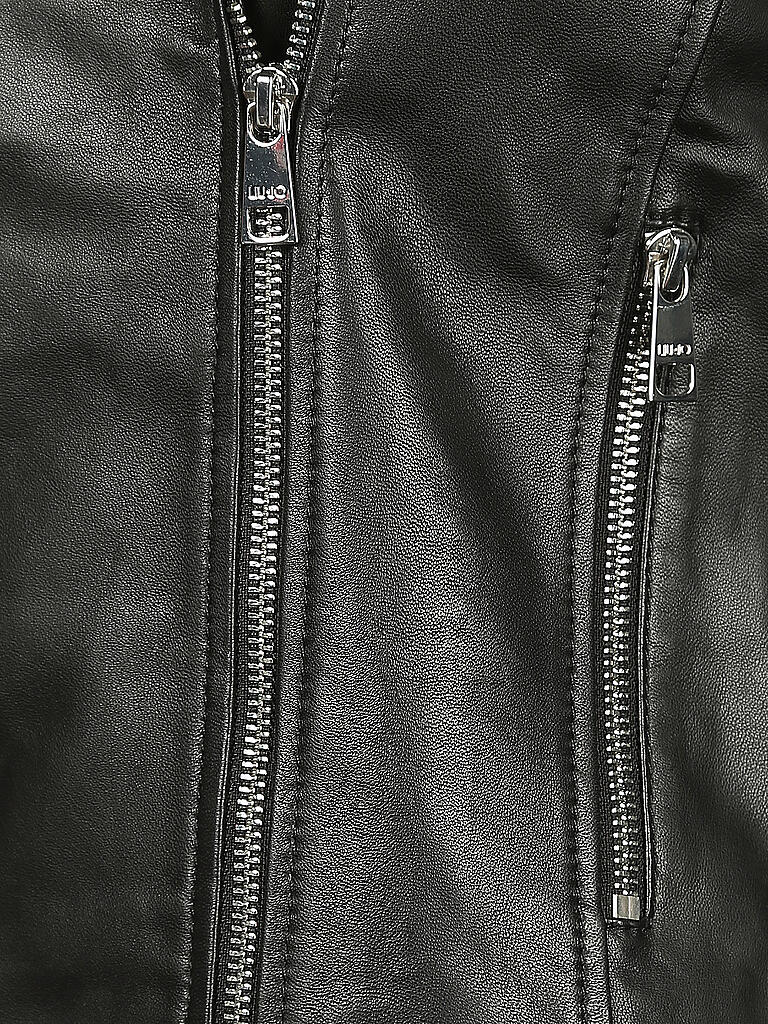 LIU JO | Lederjacke | schwarz