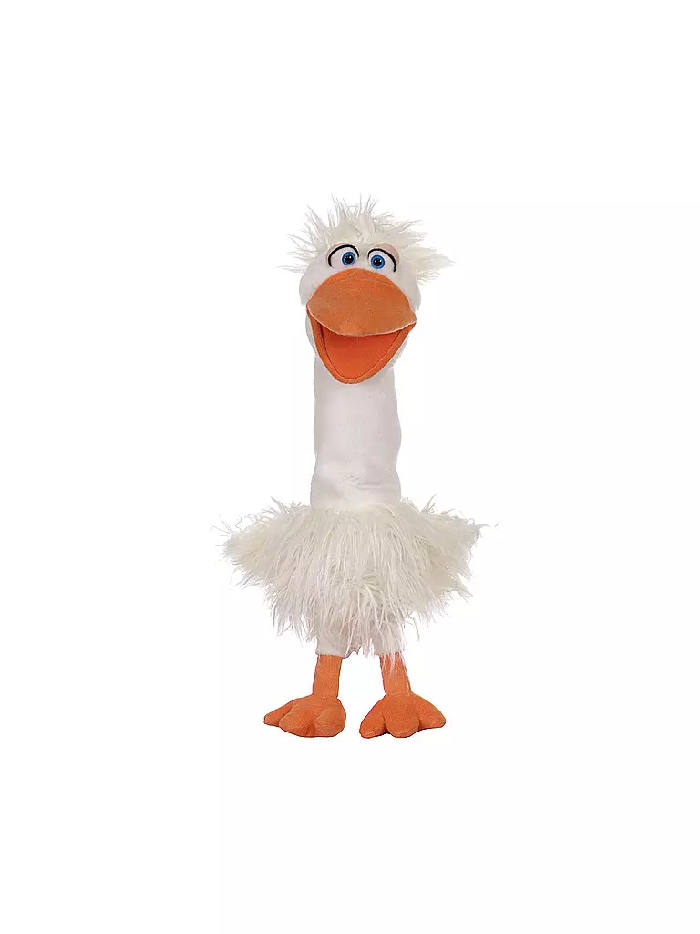 LIVING PUPPETS | Handpuppe - Gundula die Gans 56cm W801 | keine Farbe