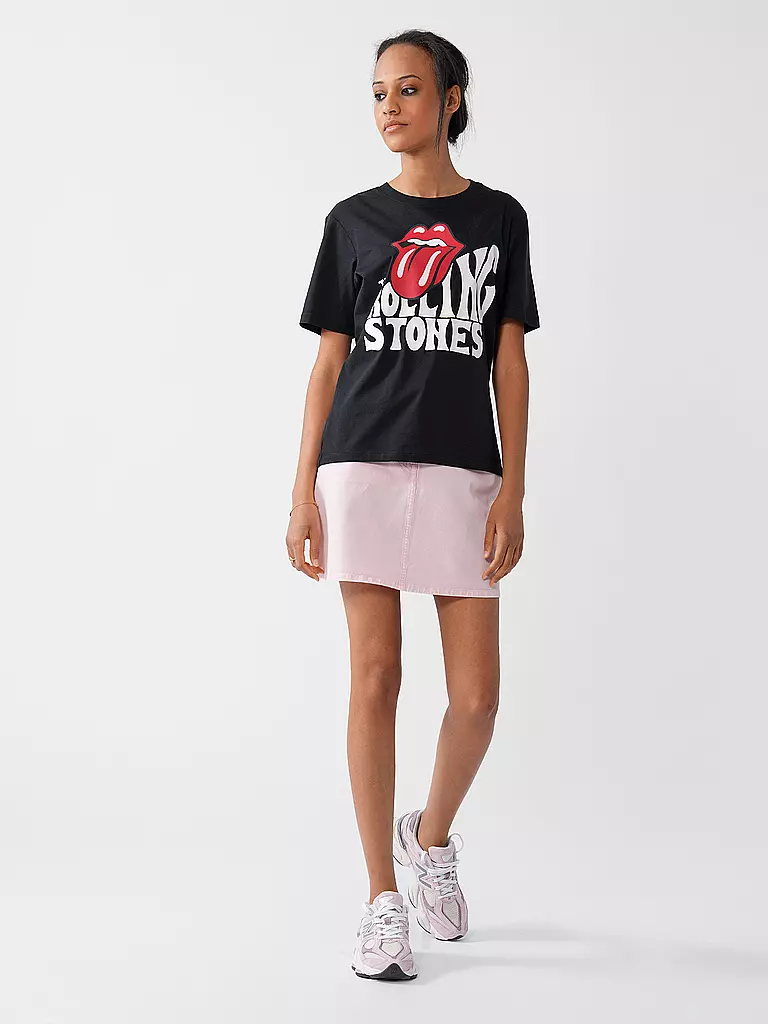 LMTD | T-Shirt NLFOMRISA ROLLINGS  | schwarz