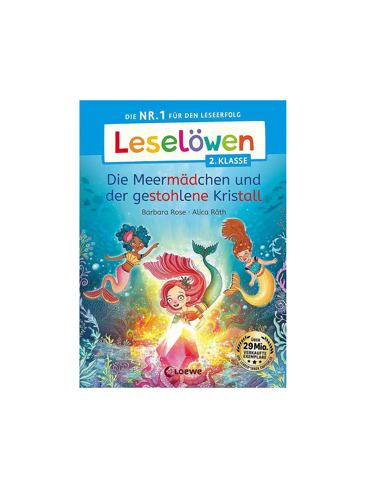 LOEWE VERLAG | Buch  - Leselöwen 2. Klasse - Die Meermädchen und der gestohlene Kristall | keine Farbe
