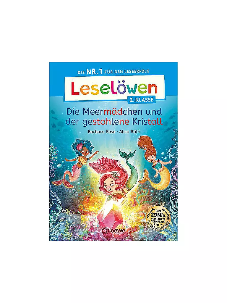 LOEWE VERLAG | Buch  - Leselöwen 2. Klasse - Die Meermädchen und der gestohlene Kristall | keine Farbe