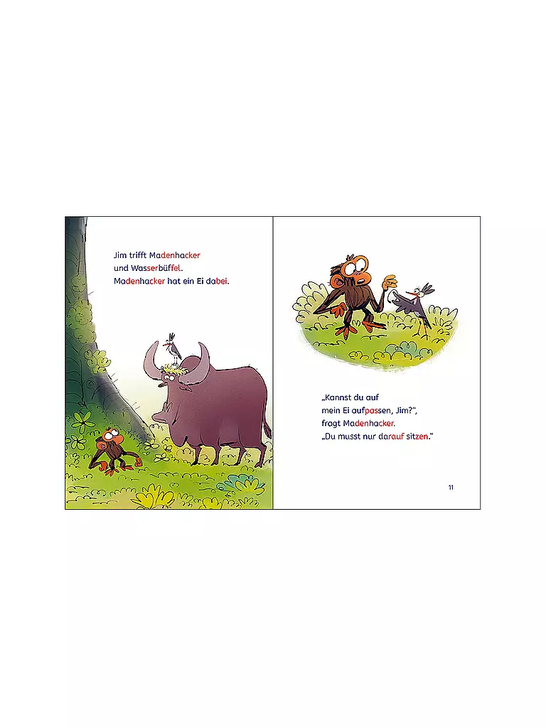 LOEWE VERLAG | Buch - Leselöwen 1. Klasse - Jim ist mies drauf - Jim brütet etwas aus! | keine Farbe
