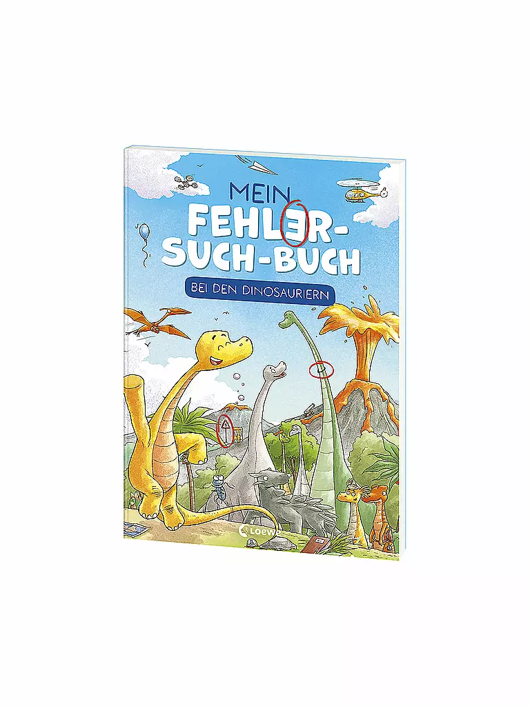 LOEWE VERLAG | Mein Fehler - Such - Buch -  Bei den Dinosauriern  | keine Farbe