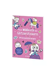 LOEWE VERLAG | Mein Malbuch mit Glitzerstickern - Prinzessinnen | keine Farbe