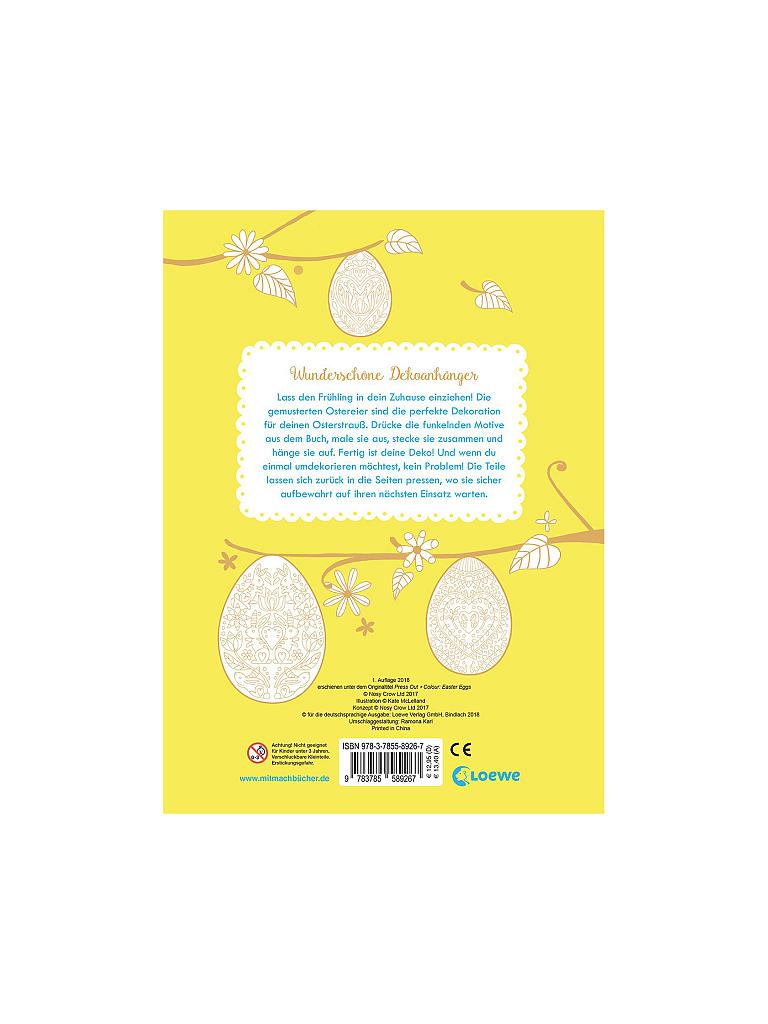 LOEWE VERLAG | Press Out and Colour - Ostern (Taschenbuch) | keine Farbe