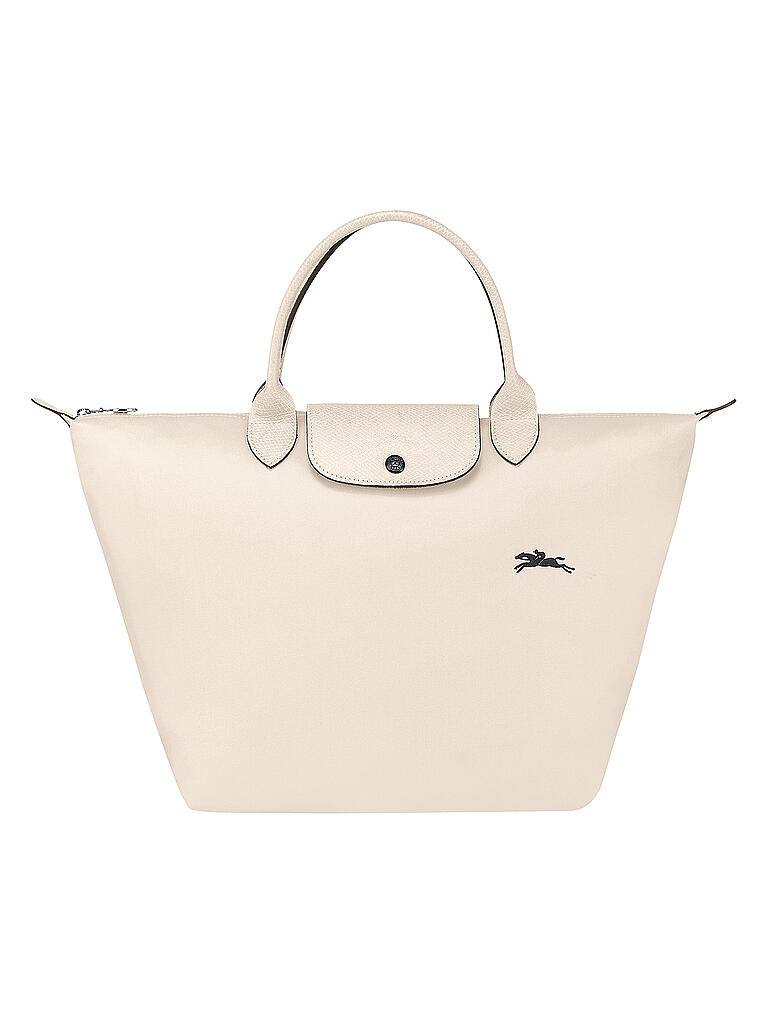 LONGCHAMP | Le Pliage Club Handtasche M, Chalk | beige