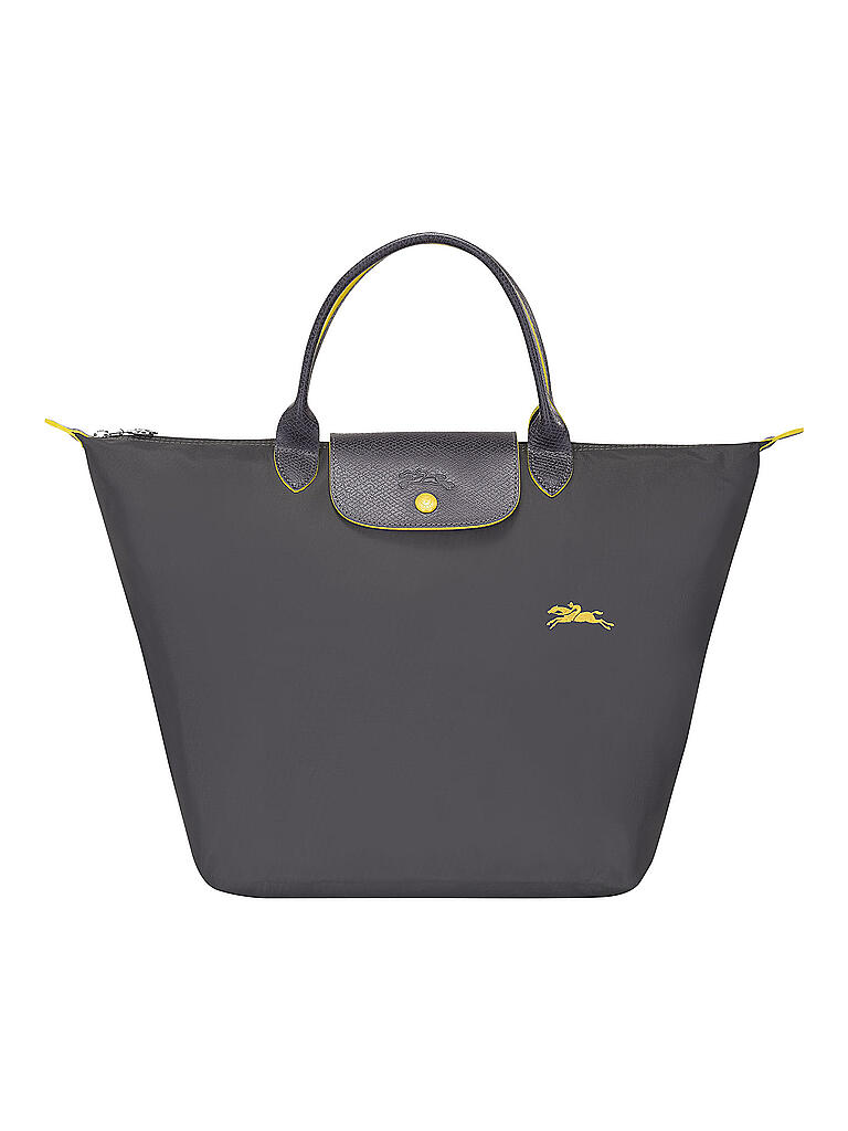 LONGCHAMP | Le Pliage Club Handtasche M, Gun Metal | grau