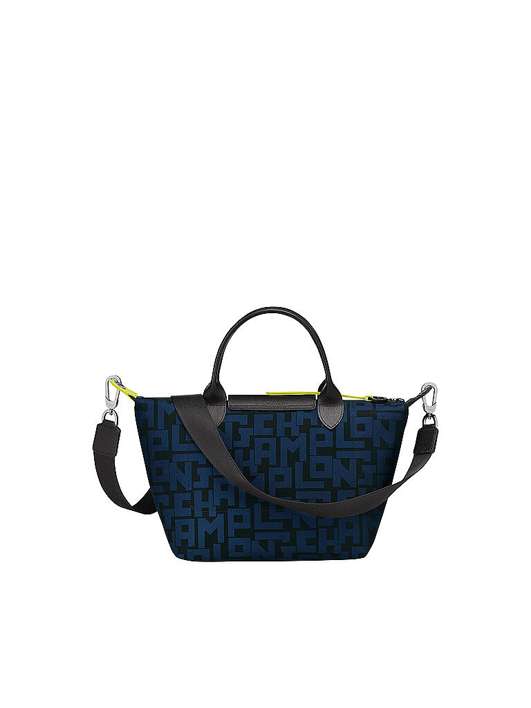 LONGCHAMP | Le Pliage Collection Handtasche Small, Black / Navy | schwarz