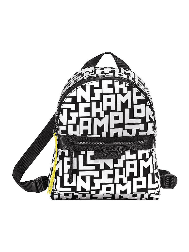 LONGCHAMP | Le Pliage Collection Rucksack S, Black / White | schwarz