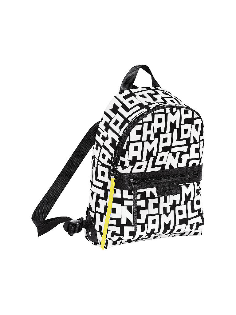 LONGCHAMP | Le Pliage Collection Rucksack S, Black / White | schwarz