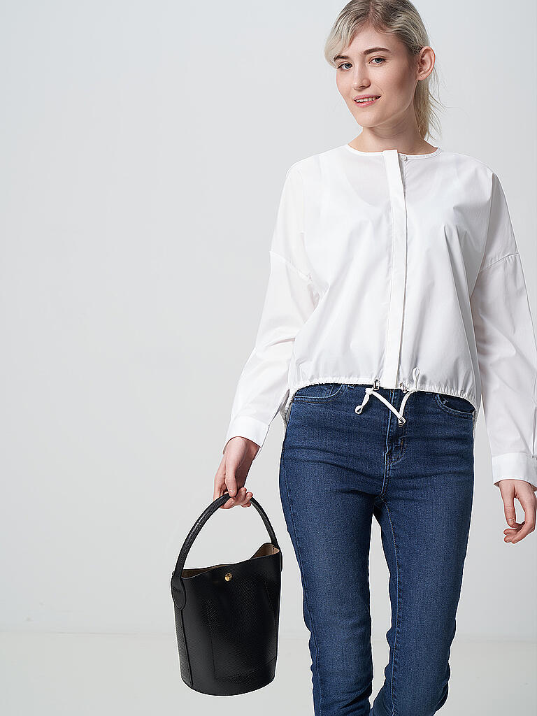 LONGCHAMP | Le Pliage Cuir Beuteltasche, Black | 