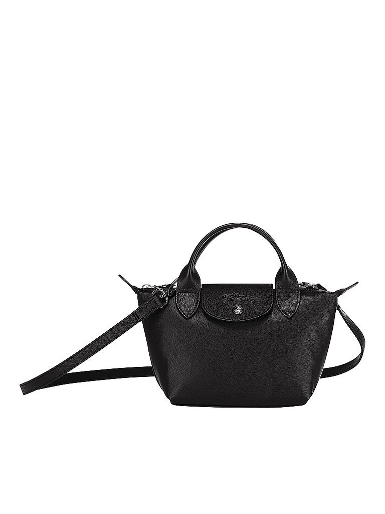 LONGCHAMP | Le Pliage Cuir Handtasche, Black | schwarz