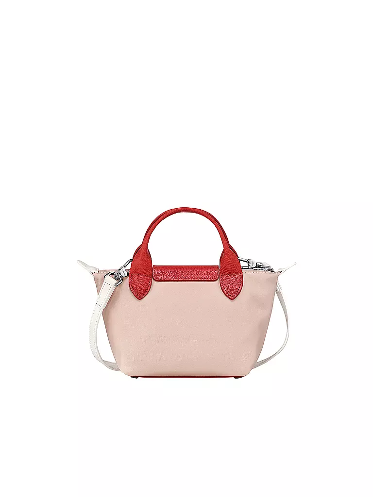 LONGCHAMP | Le Pliage Cuir Handtasche X-Small, Pale Pink | 