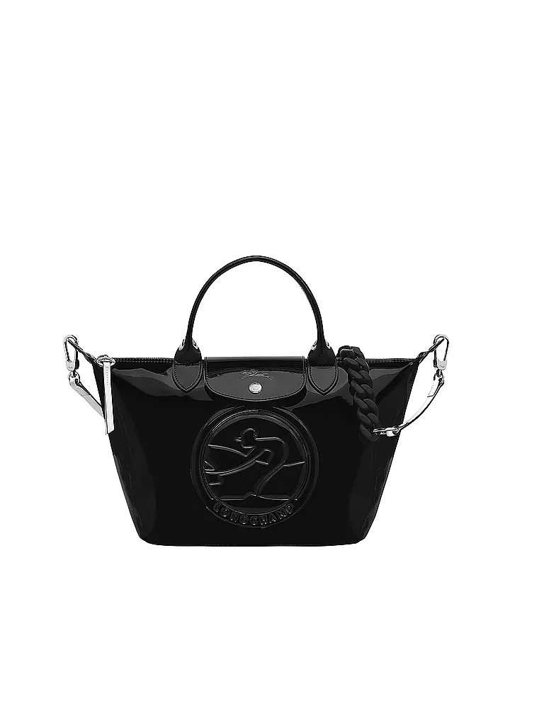 LONGCHAMP | Le Pliage Cuir Henkeltasche, Black | 