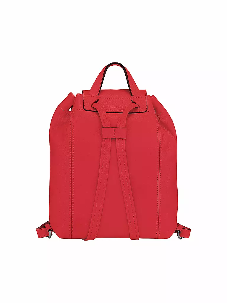 LONGCHAMP | Le Pliage Cuir Rucksack, Red | rot