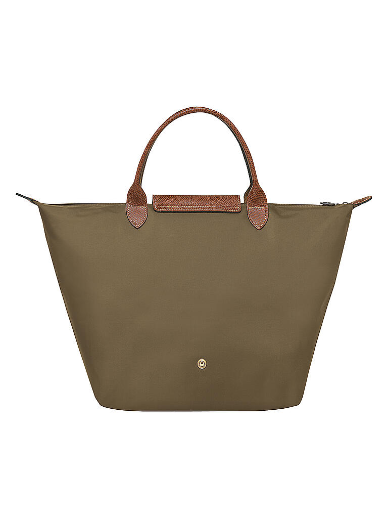 LONGCHAMP | Le Pliage Original Handtasche M, Khaki | gruen