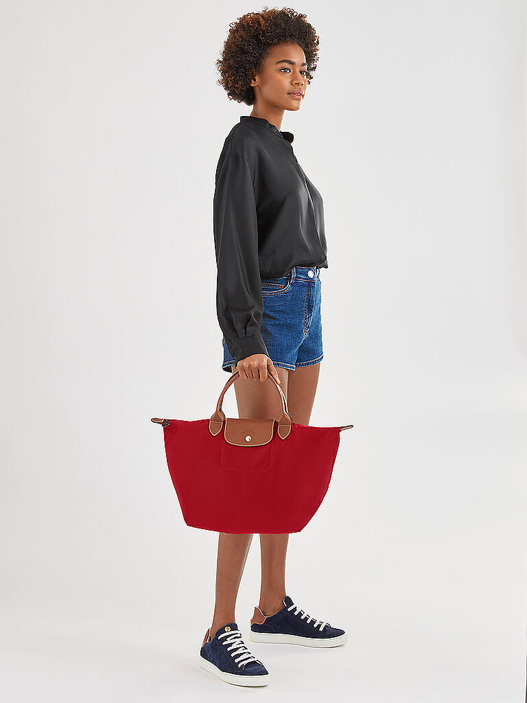 LONGCHAMP | Le Pliage Original Handtasche M, Red | rot