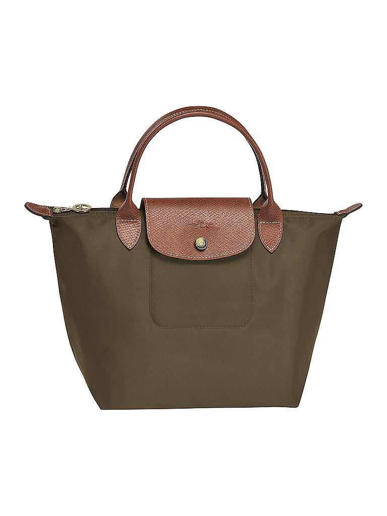 LONGCHAMP | Le Pliage Original Handtasche S, Khaki | gruen