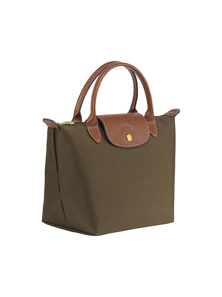 LONGCHAMP | Le Pliage Original Handtasche S, Khaki | gruen