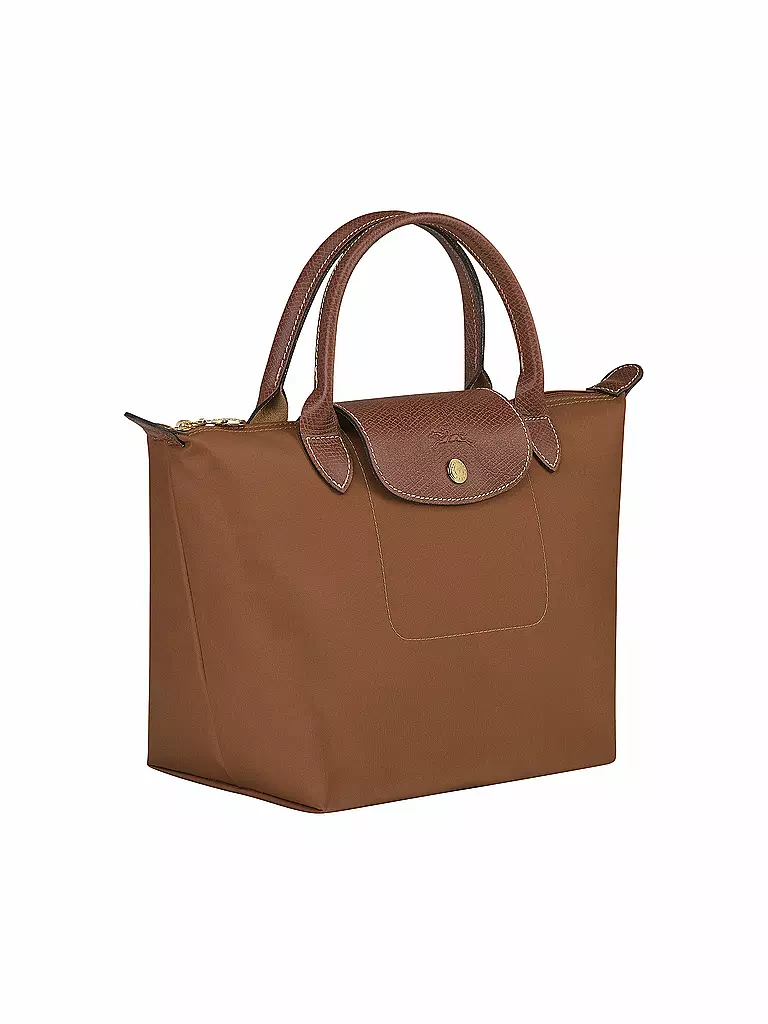 LONGCHAMP | Le Pliage Original Handtasche Small, Cognac | braun