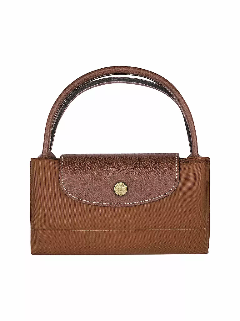 LONGCHAMP | Le Pliage Original Handtasche Small, Cognac | braun