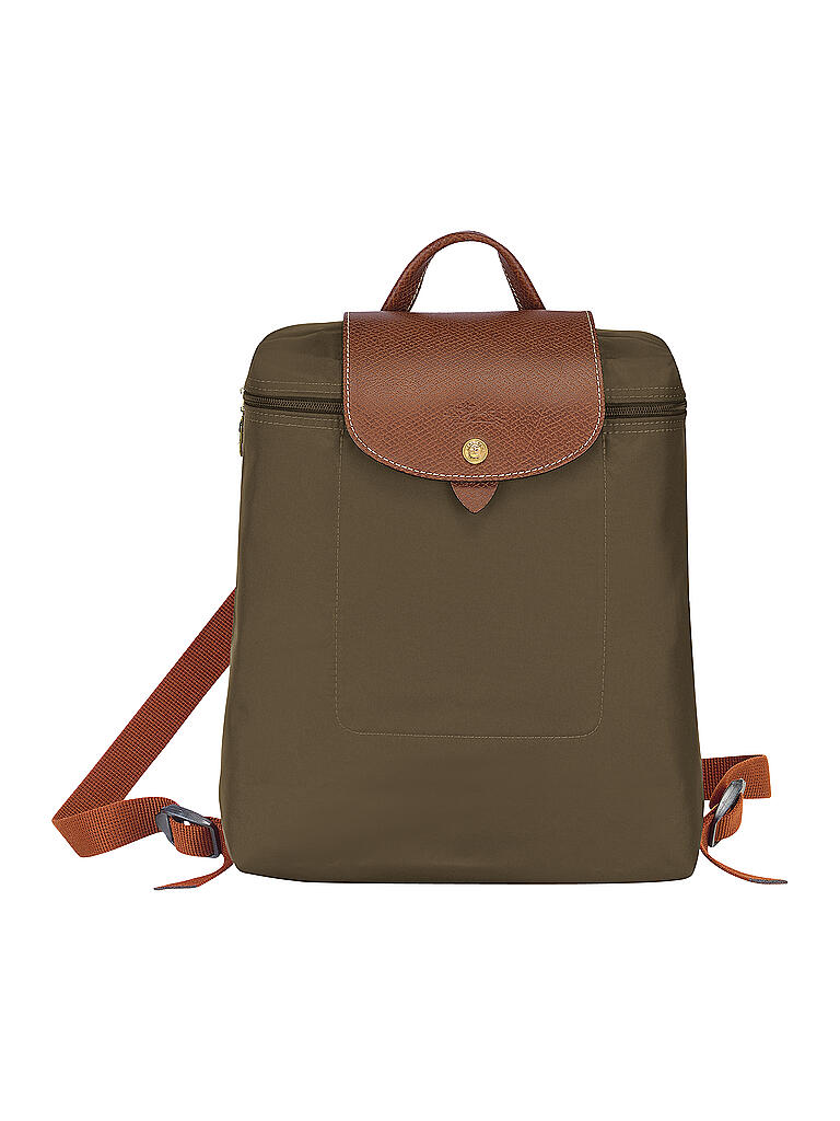 LONGCHAMP | Le Pliage Original Rucksack, Khaki | gruen