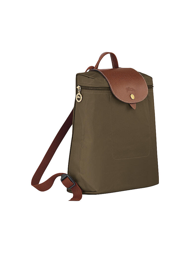 LONGCHAMP | Le Pliage Original Rucksack, Khaki | gruen