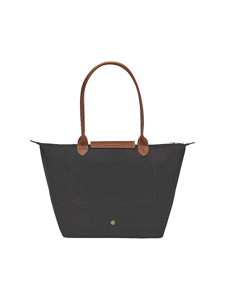 LONGCHAMP | Le Pliage Original Shopper L, Gun Metal | grau
