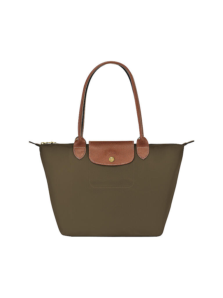 LONGCHAMP | Le Pliage Original Shopper S, Khaki  | gruen