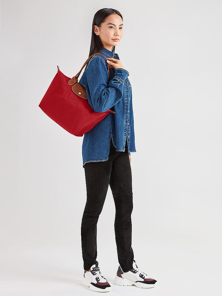 LONGCHAMP | Le Pliage Original Shopper S, Red | rot