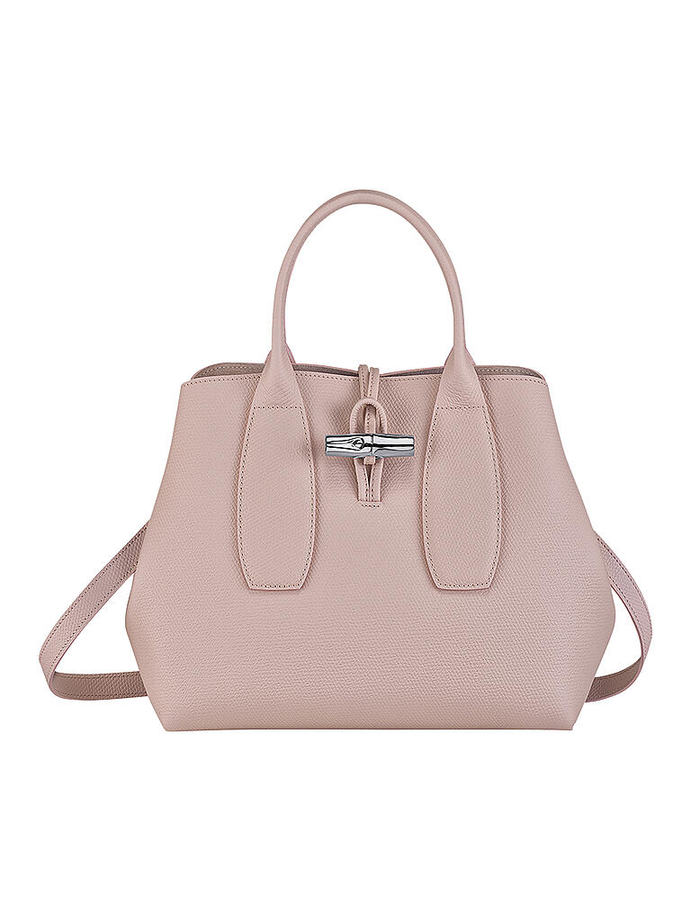 LONGCHAMP | Roseau Handtasche Medium, Powder | rosa