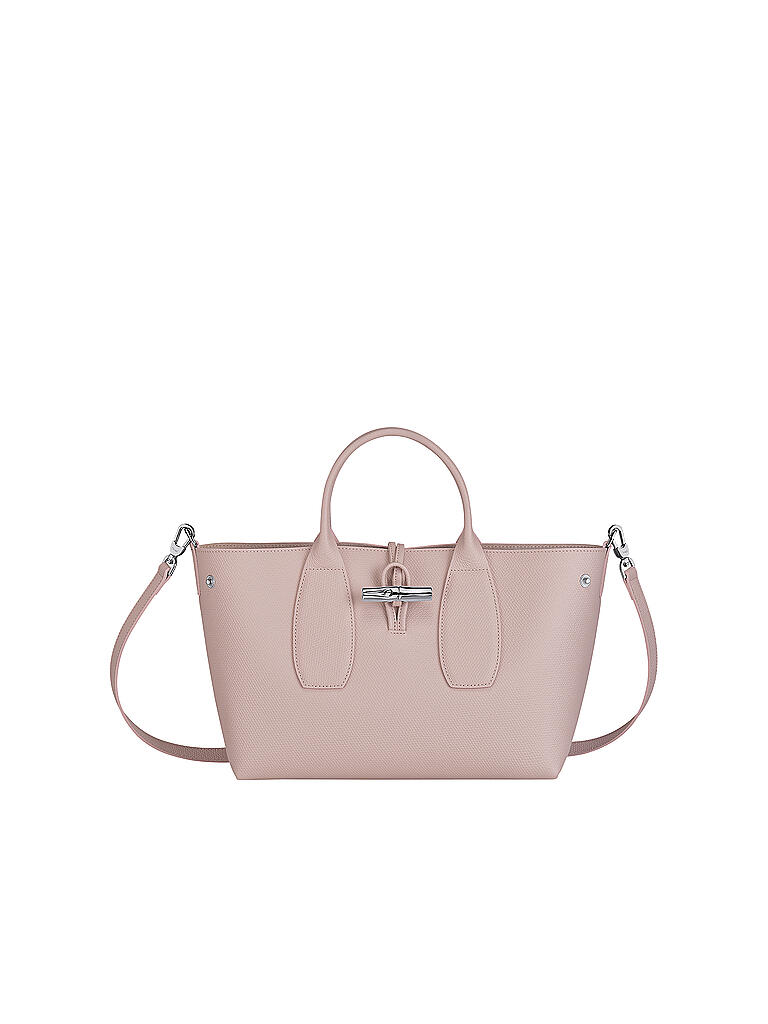 LONGCHAMP | Roseau Handtasche Medium, Powder | rosa