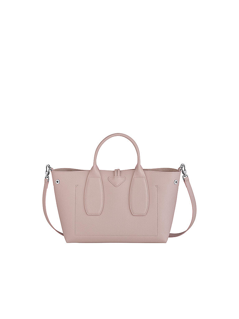 LONGCHAMP | Roseau Handtasche Medium, Powder | rosa