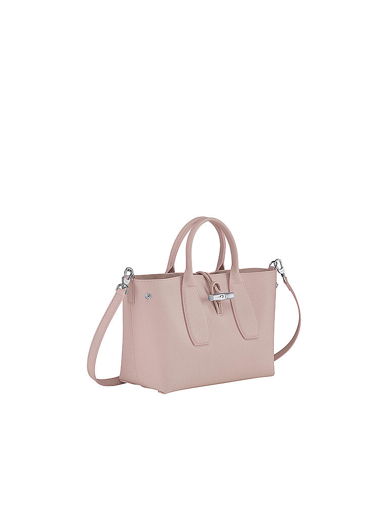 LONGCHAMP | Roseau Handtasche Medium, Powder | rosa