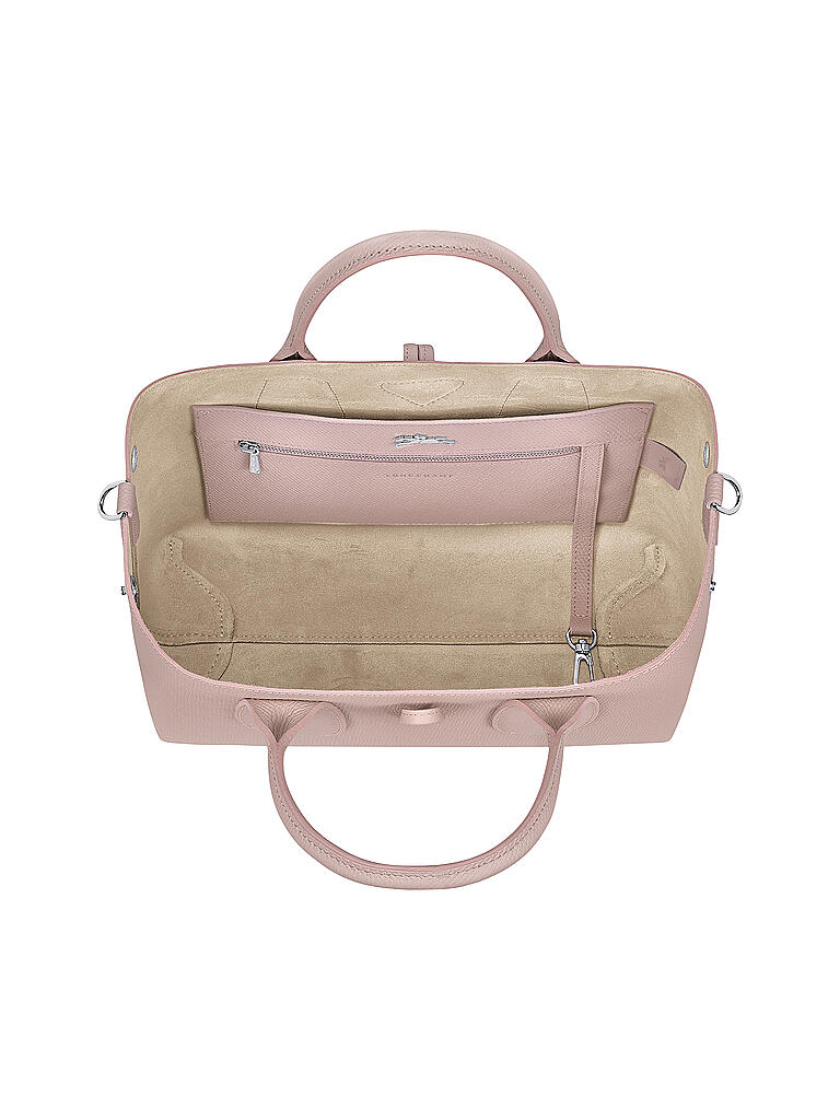 LONGCHAMP | Roseau Handtasche Medium, Powder | rosa