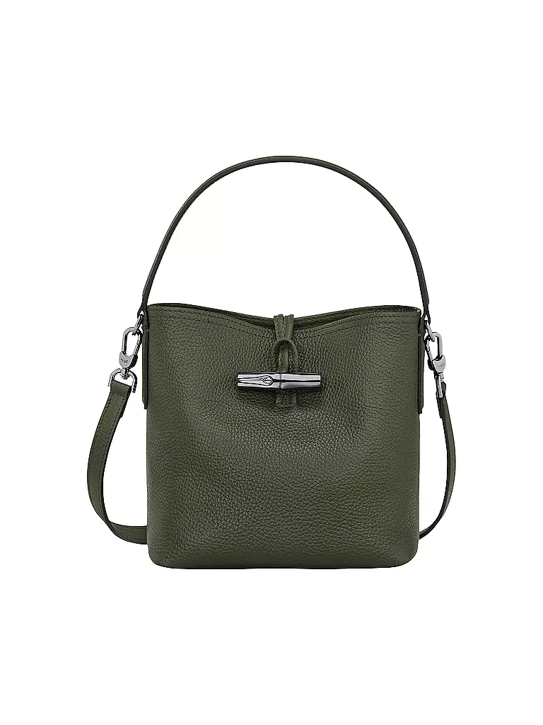 LONGCHAMP | Roseau Schultertasche, Khaki | 