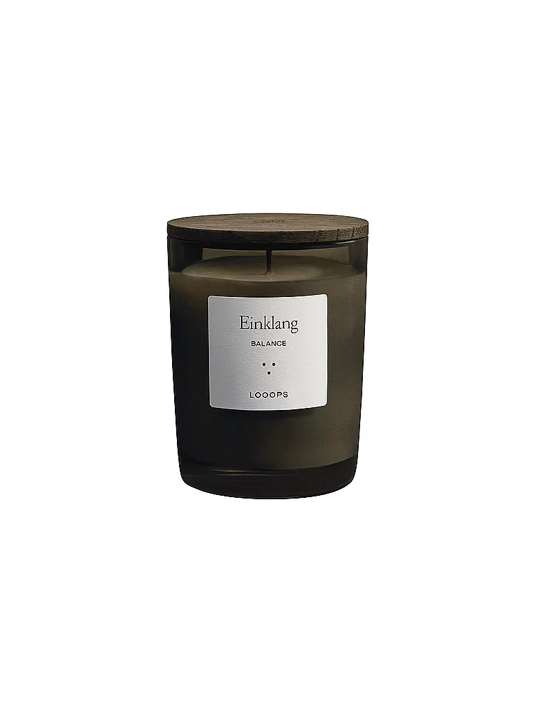 LOOOPS Bougie parfumée 250g  EINKLANG vert foncé