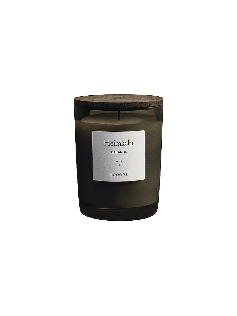 LOOOPS Vela perfumada 250g  HEIMKEHR verde oscuro